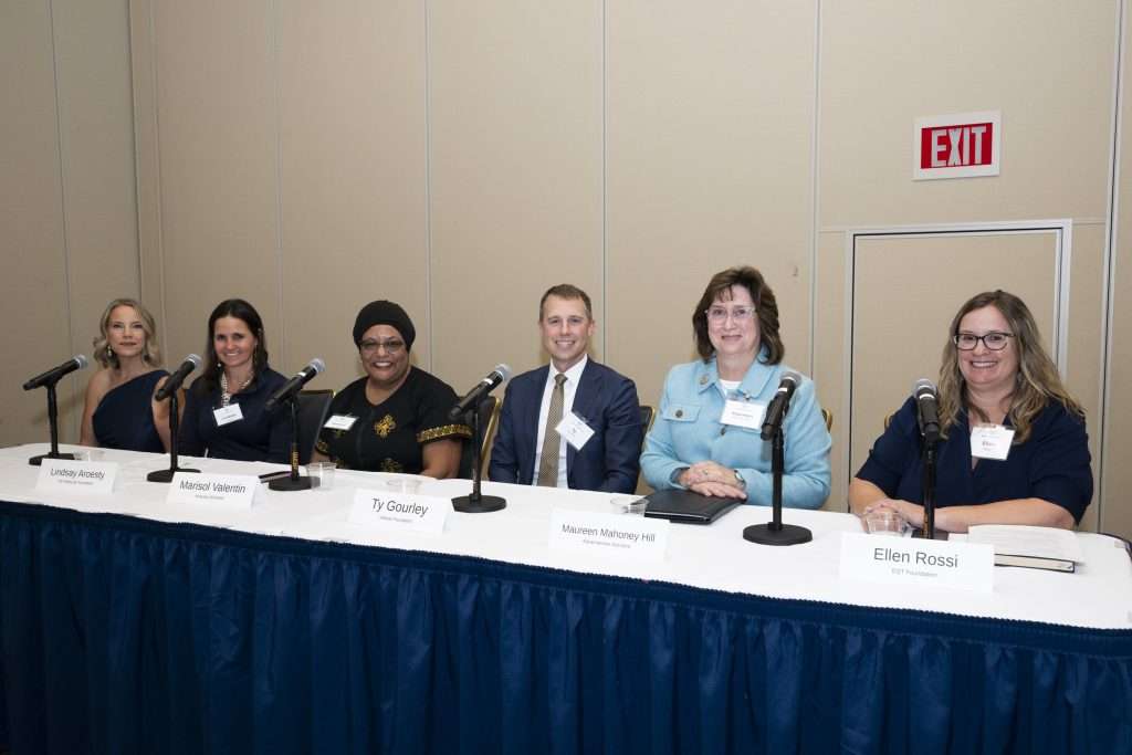 Maureen speaking at the panel at the AFP Award Ceremony