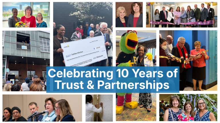 collage of photos from Advancement Advisors' 10 years